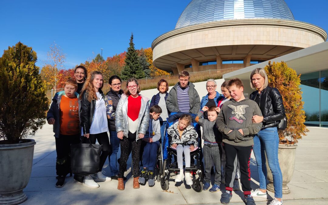 Uczniowie OREW w Planetarium Śląskim