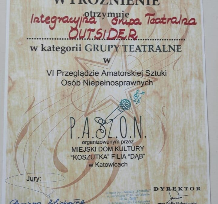 VI Przegląd Amatorskiej Sztuki Osób Niepełnosprawnych w Katowicach